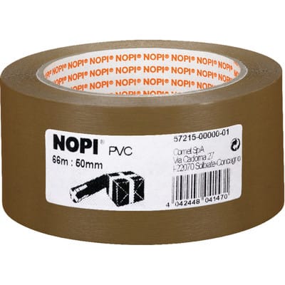 NOPI 57215 - Packband, geprägt, PVC, braun