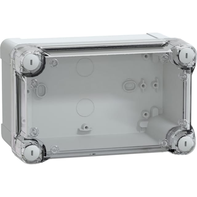NSYTBS191210HT - Gehäuse Thalassa TBS, 192 x 121 x 105 mm, Grau / Transparent