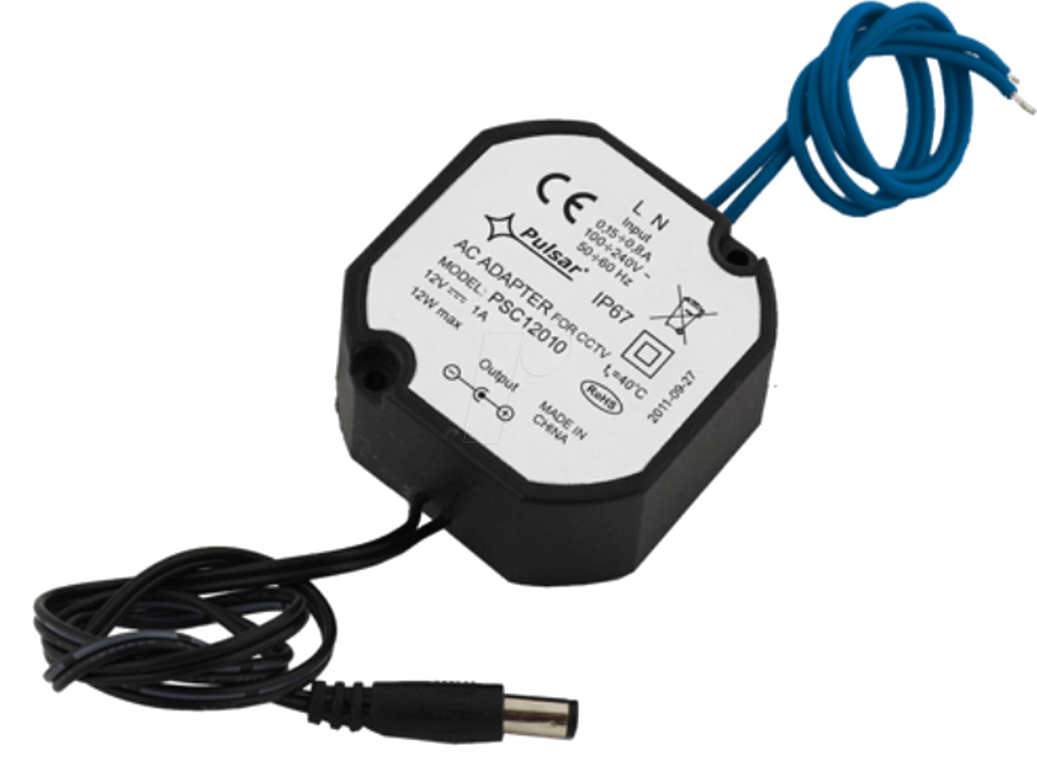 NT ENT121 - Schaltnetzteil für Unterputz, 12 W, 12 V, 1 A