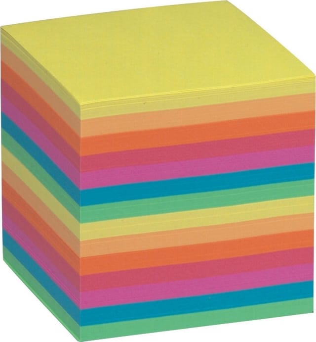 NTZ 700FS - Notizzettel, 90 x 90 mm, 700 Blatt, farbig