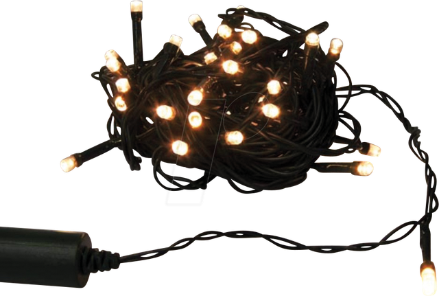 NV-624VAW - LED-Lichterkette, 6 m, 40 LEDs, arizonaweiß, 230 V