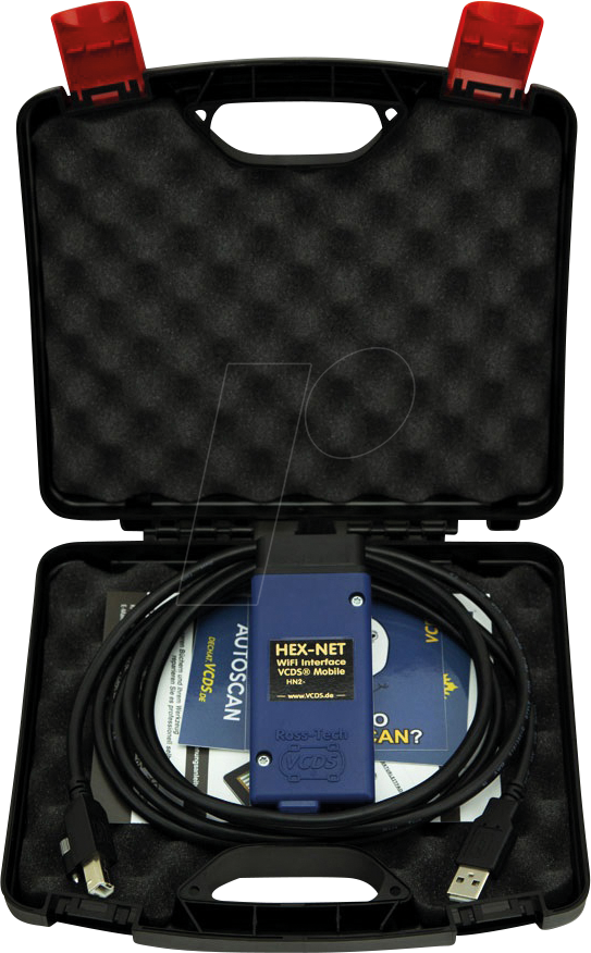 OBD HEX-NET 10BX - KFZ - Diagnose HEX-NET, VCDS, OBD2, WLAN, 10 FIN, mit Koffer