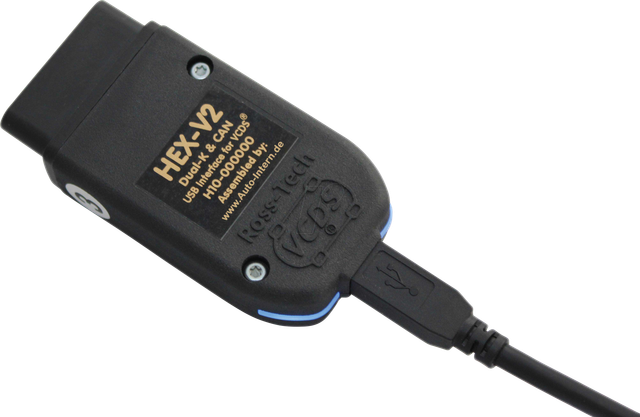 OBD HEX-V2 10 - KFZ - Diagnose HEX-V2, VCDS, OBD2, USB, 10 FIN, ohne Koffer