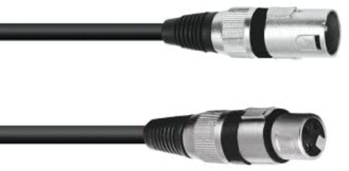OMNI 3022050N - XLR Kabel, 3-polig, 5 m, schwarz