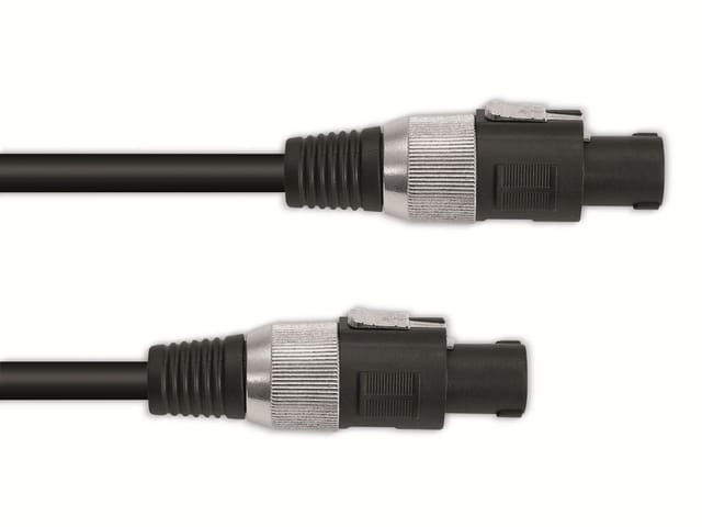 OMNI 3022130P - Lautsprecherkabel 2 x 2,5, 20 m, schwarz