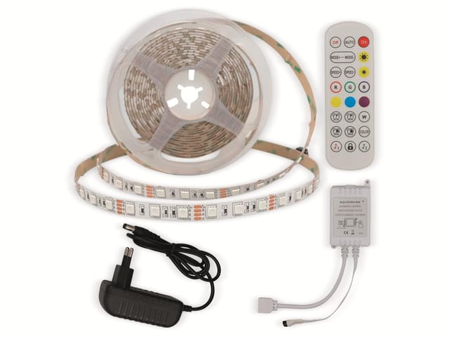 OPT 4322 - LED-Streifen Set, 60 LEDs, Remote, 5 m