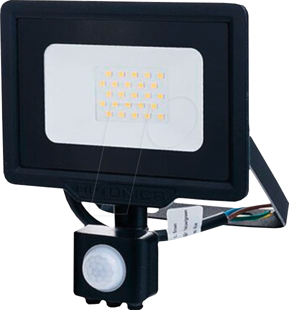OPT 5956 - LED-Flutlicht, 20 W, 1600 lm, 4500 K, IP65, Sensor