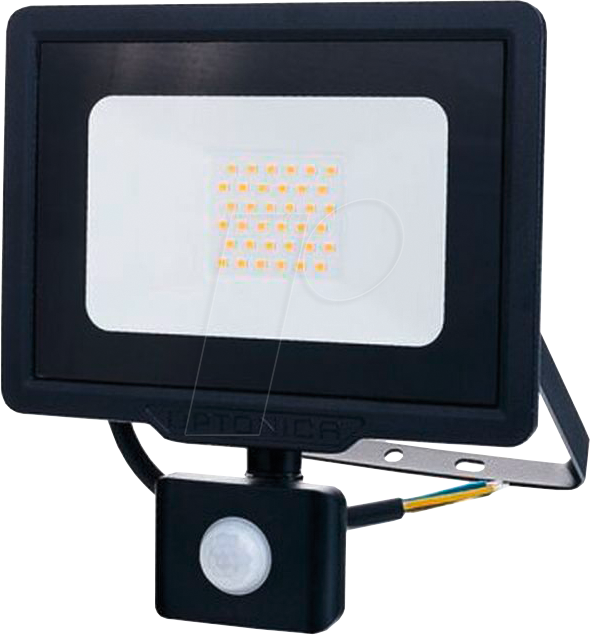 OPT 5958 - LED-Flutlicht, 30 W, 2400 lm, 6000 K, IP65, Sensor