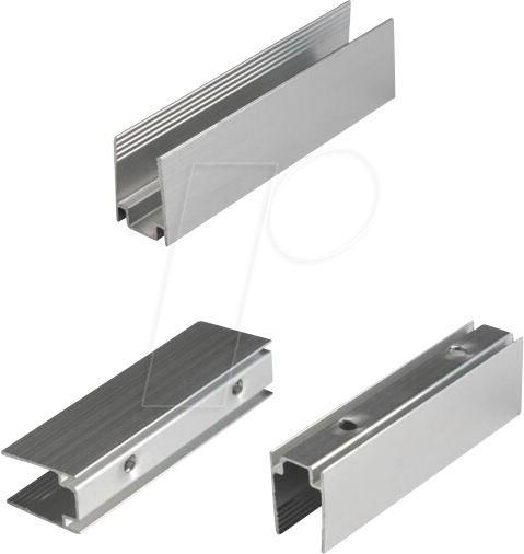 OPT 6601 - Aluminium Clips Neon Flex Streifen, 1 Stück