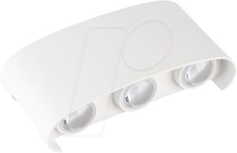 OPT 7410 - Wandleuchte, 6 W, 3000 K, 480 lm, weiß, IP 65