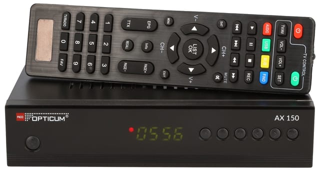 OPTICUM AX150P - Receiver, SAT, DVB-S2, HDTV, FTA