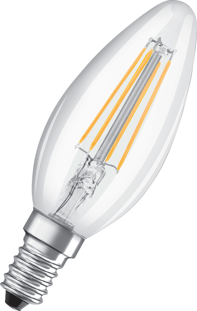 OSR 075435261 - LED-Lampe STAR E14, 4 W, 470 lm, 4000 K, Filament, 2er-Pack