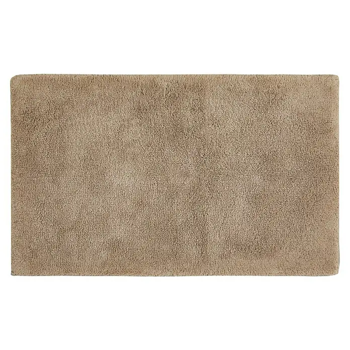 Badteppich Ibiza (50 x 80 cm, Taupe, 100% Baumwolle)