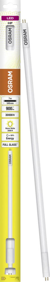 OSR 075823891 - LED-Röhre T5, G5, 7 W, 900 lm, 4000 K, 549 mm