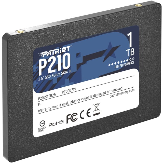 P210S1TB25 - Patriot P210 2,5'' SSD, 1 TB