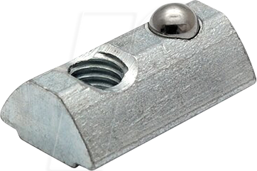 P40 NUS-ST-N8-M4 - Nutenstein M4 mit Steg I-Typ Nut 8