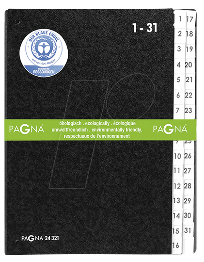 PAGNA 24321-04 - Pultordner 1-31, schwarz