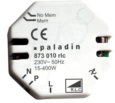 PALADIN RLC - Universaldimmer für R,L,C Lasten, Unterputz