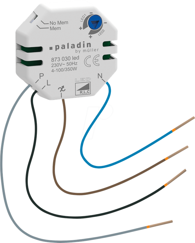 PALADIN LED - Dimmer für dimmbare LED-Lampen, Unterputz