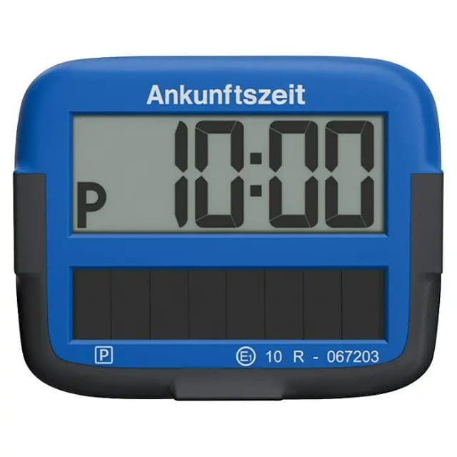 PARK MICRO SOL B - KFZ - Elektr. Parkscheibe PARK MICRO SOLAR, blau