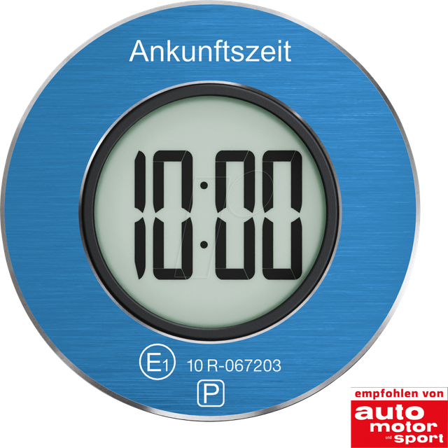 PARKONE BL - KFZ - Elektr. Parkscheibe ParkOne, rund, blau