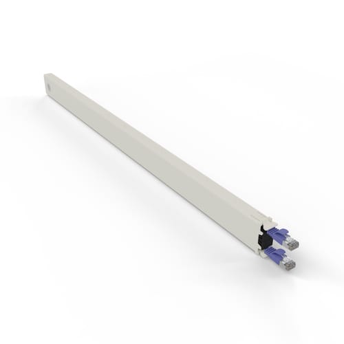 PB CONE30STPVI - Kabelkassette, Cat.6a STP, 1,8 m, violett