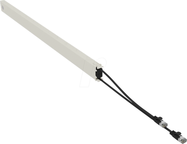PB CONE46UTPBK - Kabelkassette, Cat.6a UTP, 2,5 m, schwarz