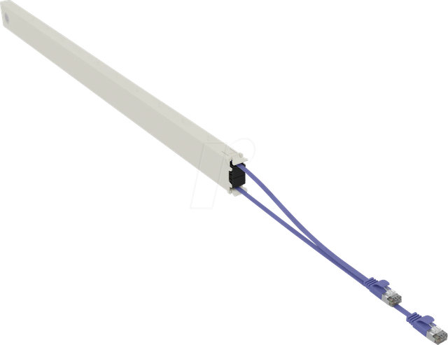 PB CONE46STPVI - Kabelkassette, Cat.6a STP, 2,5 m, violett
