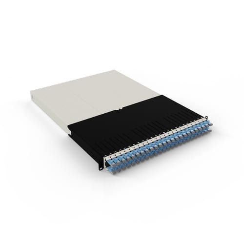 PB PONE30STPBL - Kabelmanagementsystem, 24-Port, Cat.6a STP, 1,8 m, blau