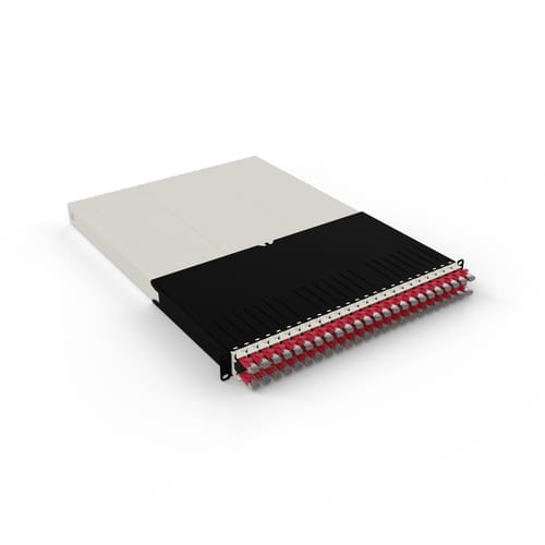PB PONE30STPRD - Kabelmanagementsystem, 24-Port, Cat.6a STP, 1,8 m, red