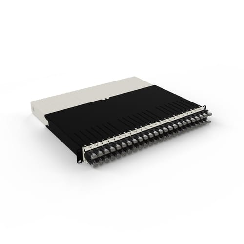PB PONEX8STPBK - Kabelmanagementsystem, 24-Port, Cat.6a STP, 0,8 m, schwarz
