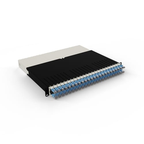PB PONEX8STPBL - Kabelmanagementsystem, 24-Port, Cat.6a STP, 0,8 m, blau