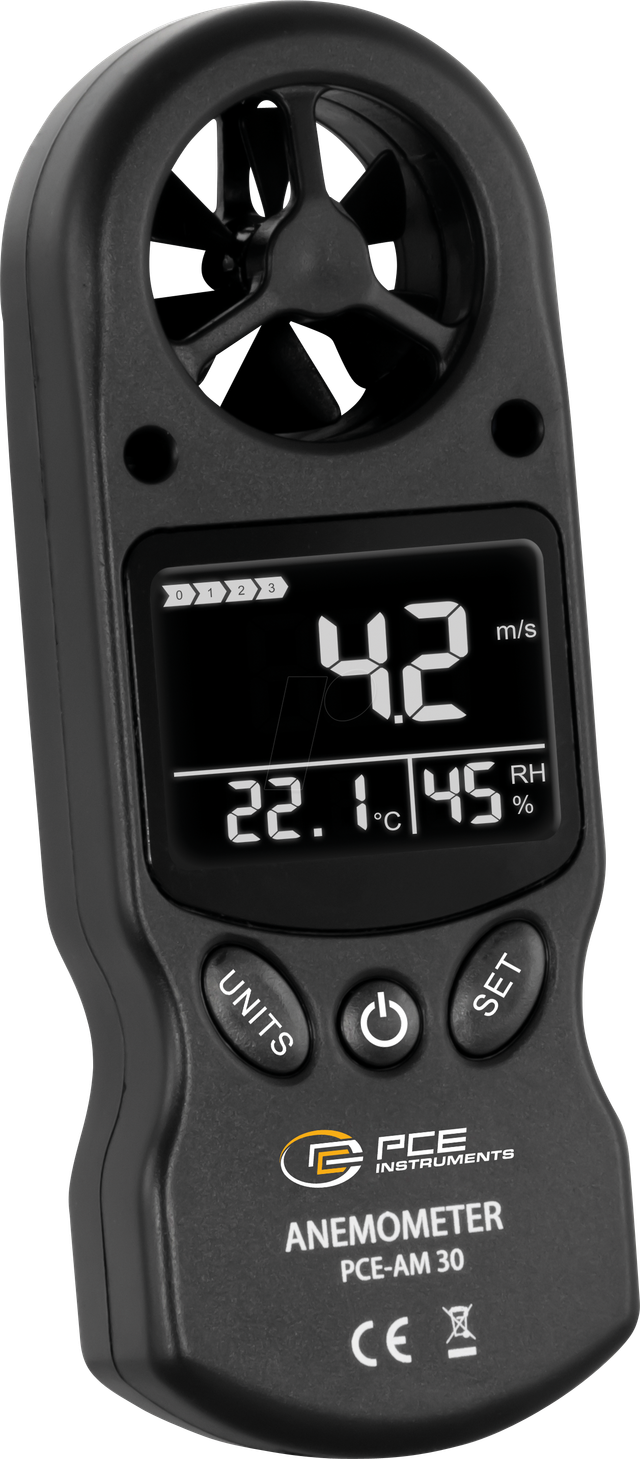 PCE AM 30 - Anemometer PCE-AM 30, bis 108 km/h