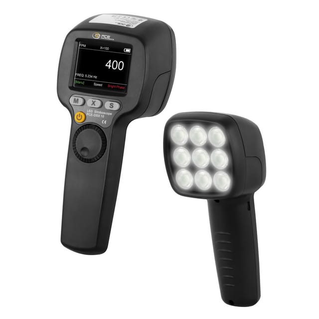 PCE DSX 10 - Digital-Stroboskop PCE-DSX 10, 60 ... 999999 U/min