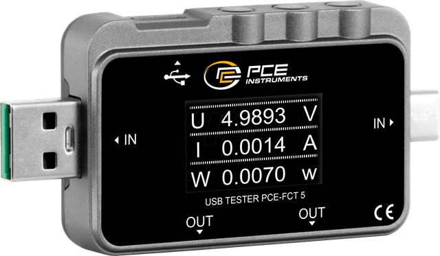 PCE FCT 5 - USB Tester PCE-FCT 5