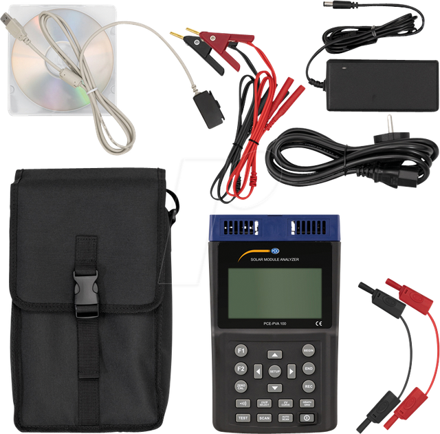 PCE PVA 100-1KIT - Solarmessgeräte KIT PCE-PVA 100-SPM 1-KIT