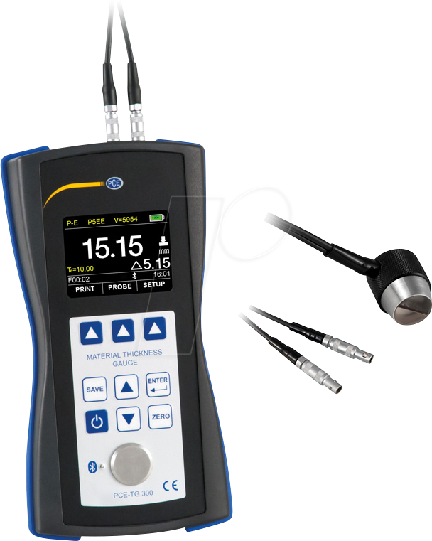 PCE TG 300-NO2 - Ultraschall Echo Materialdickenmessgerät PCE-TG 300-NO2
