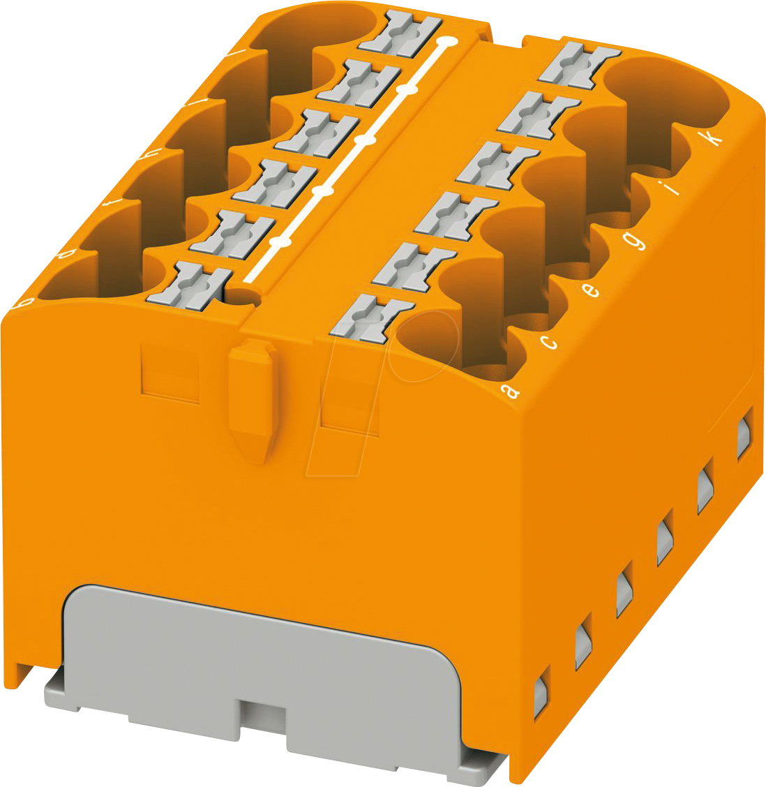 PHOE 3273830 - Verteilerblock PTFIX, 12x4, orange