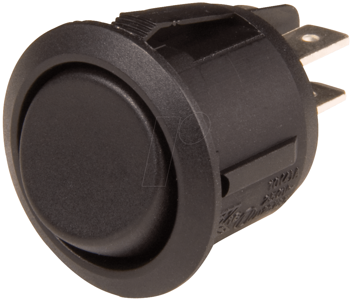 WS R13-244 C - Wippenschalter rund, 2x Ein - Ein