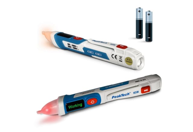 PEAKTECH 1031 - Spannungsprüfer, 50 - 1000 V AC, LED-Anzeige