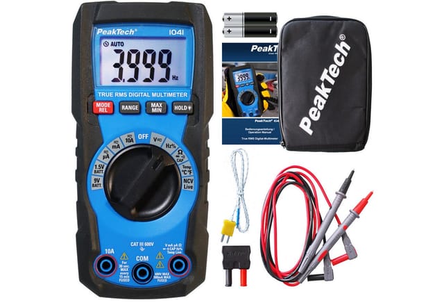 PEAKTECH 1041 - Multimeter, digital, 4000 Counts, TRMS, Auto-Range