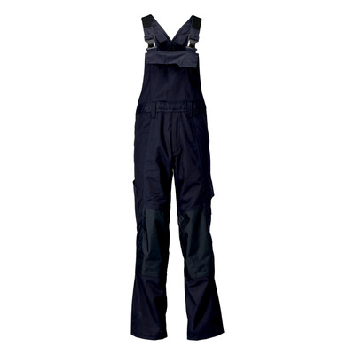 21869-330 Latzhose mit Knietaschen, schwarzblau, 82C42