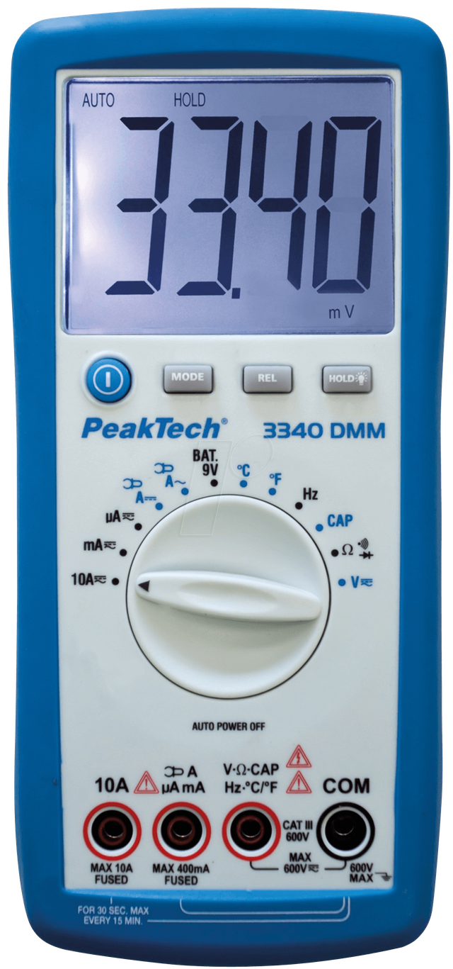 PEAKTECH 3340 - Multimeter, digital, 3999 Counts