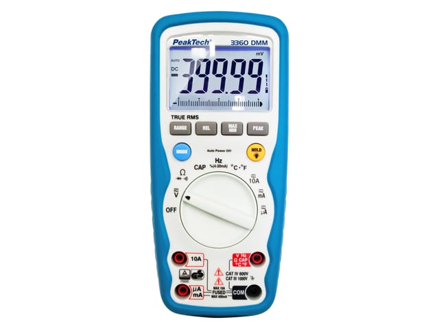 PEAKTECH 3360 - Multimeter, digital, 40000 Counts, TRMS