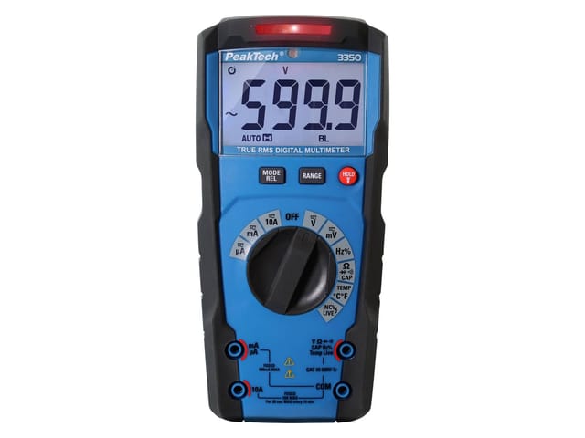 PEAKTECH 3350 - Multimeter, digital, 6000 Counts, TRMS, Auto-Range