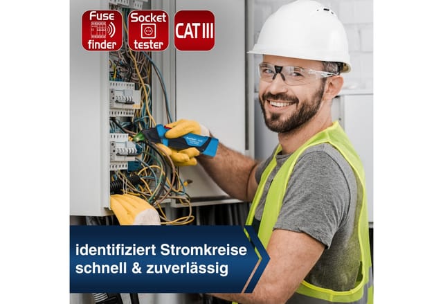 PEAKTECH 3432 - Sicherungsfinder mit Sender + Empfänger
