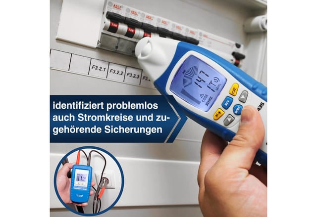 PEAKTECH 3435 - Leitungssucher mit Sender und Empfänger
