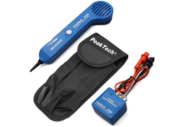 PEAKTECH 3434 - Akustischer Leitungssucher mit Ton-Generator