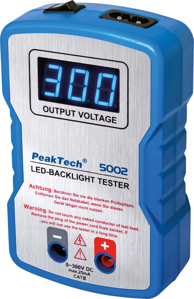 PEAKTECH 5002 - Komponententester für LEDs, bis 300 V DC