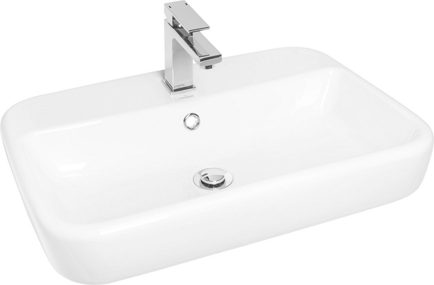 CORNAT Aufsatzwaschbecken Caspia Square (Set), inkl. Einhebelmischer Bild 2